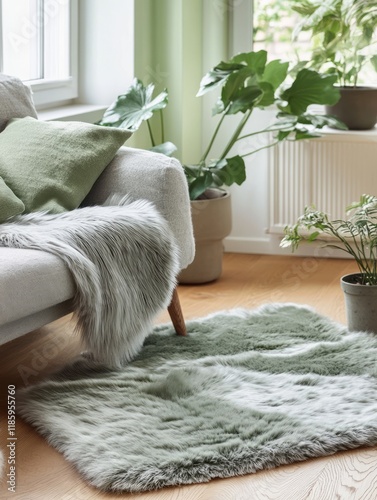 Sage Green Living Room Deco...
