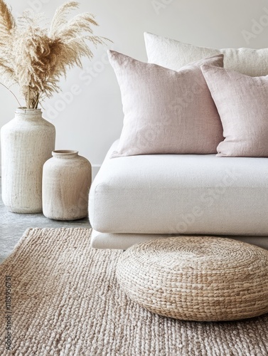 Modern Minimalist Living Room Decor With Neutral Tones