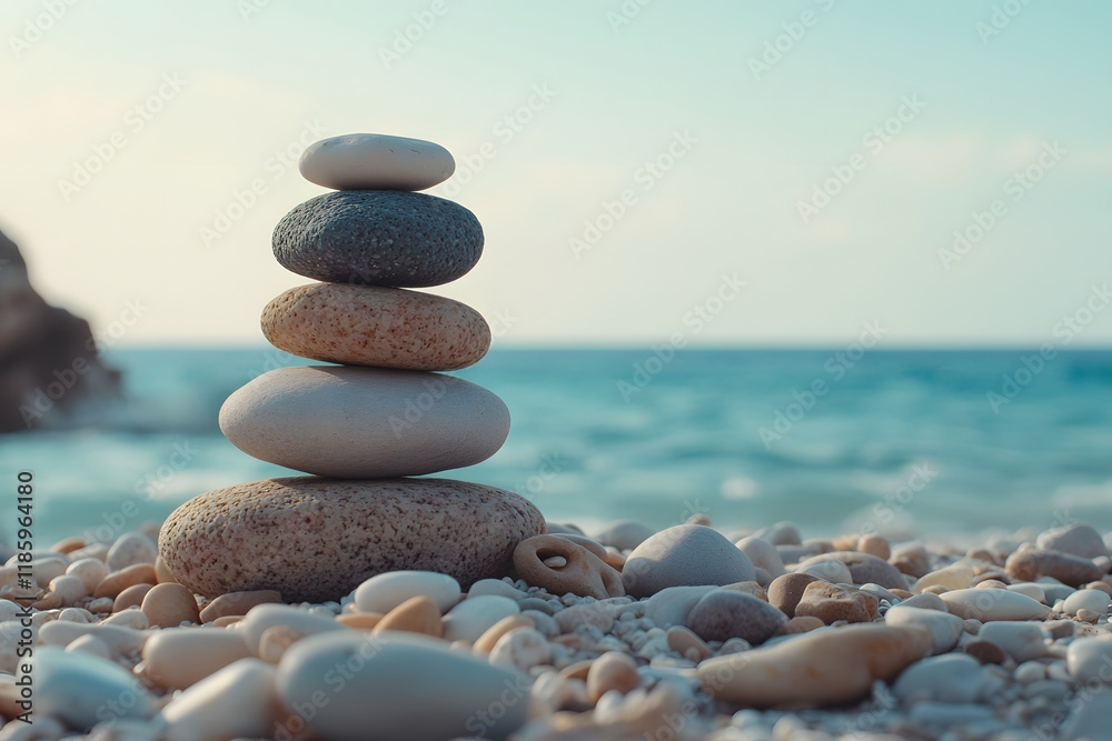 Beach Zen Stones Stack Serenity Ocean Calm (1) Beach Zen Stones Stack Serenity Ocean Calm (1)