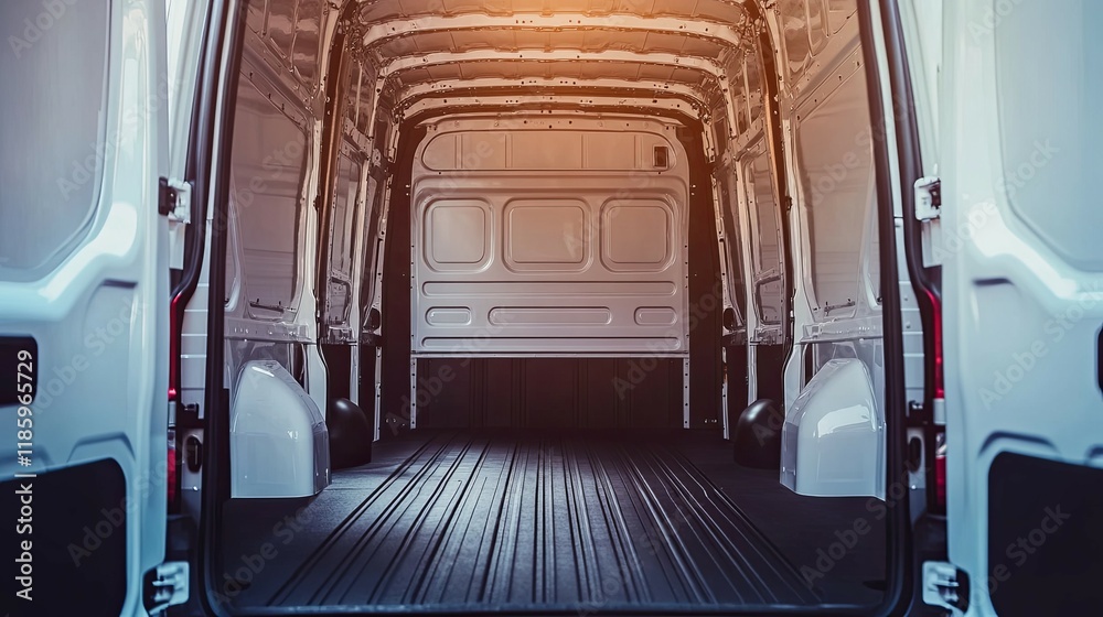 A moving bus on the city street with empty seats inside A moving bus on the city street with empty seats inside