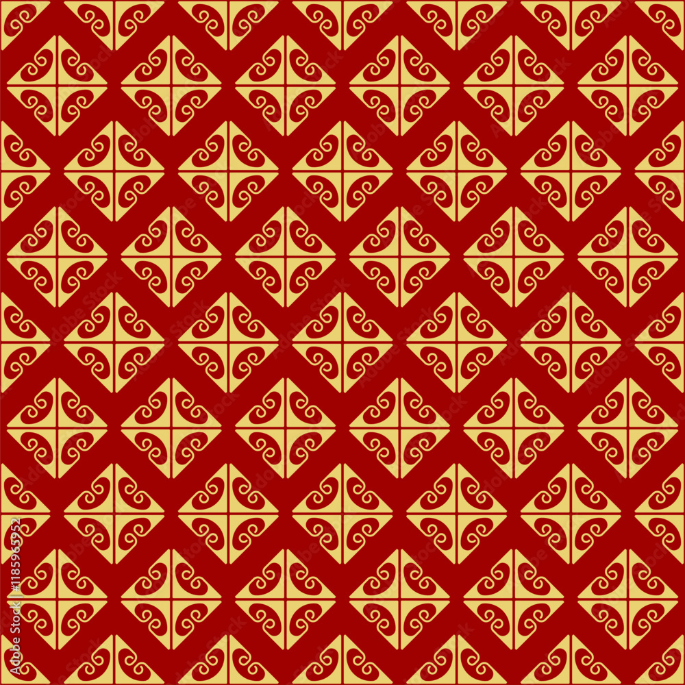 Seamless Pattern in Ancient Chinese Style. Traditional Chinese Vector Art Seamless Pattern in Ancient Chinese Style. Traditional Chinese Vector Art