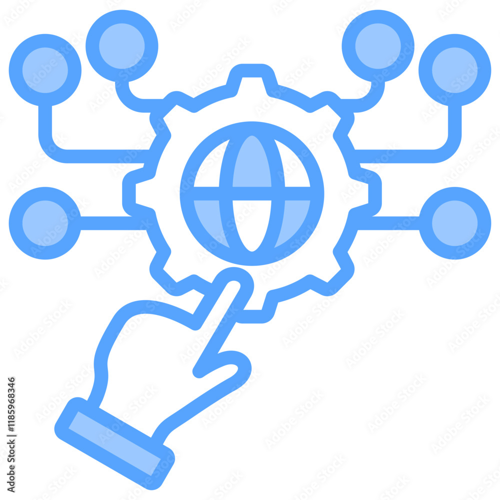 Digital Transformation Icon Digital Transformation Icon