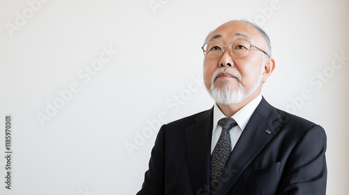 Confident Senior Executive:...