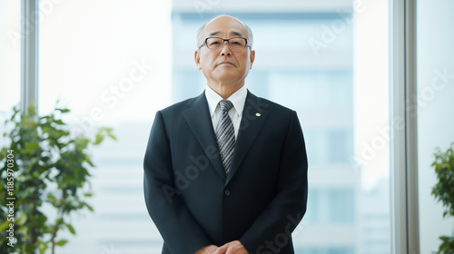 Confident Senior Executive ...