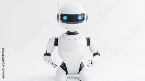 Friendly Robot Ready to Assist