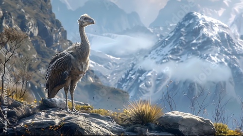 The moa were large, flightless birds native to New Zealand, belonging to the order Dinornithiformes. These birds, now extinct, were herbivorous and roamed the forests, grasslands, and shrublands. Ther
