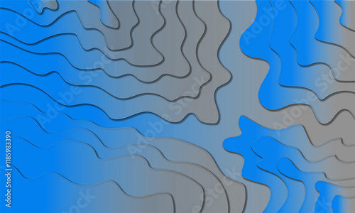 Abstract background with gradations of blue, white, and black. This design features smooth and aesthetic transition colors, suitable for use in creative projects such as graphic design, presentations,