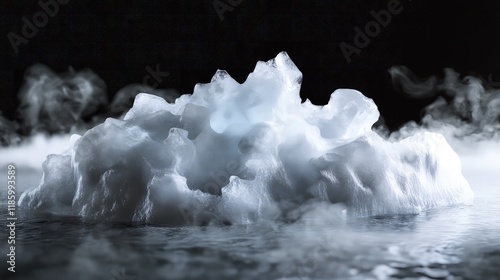 Shades of white and gray blend seamlessly, creating a dreamy, textured backdrop.