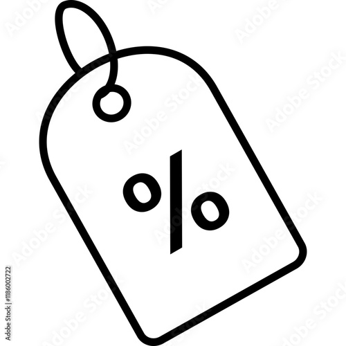 Price Tag Line Icon