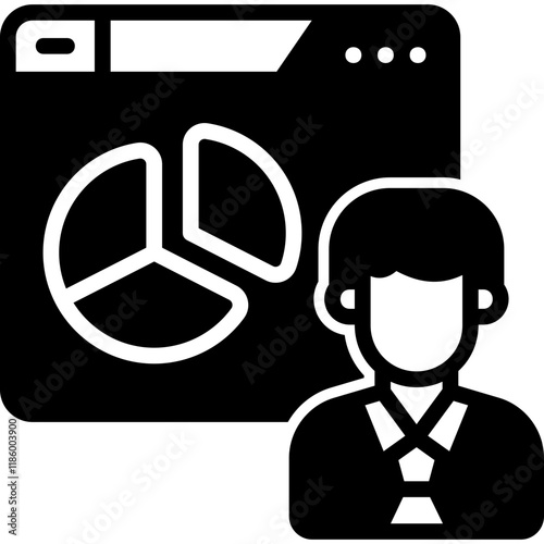 Advisor glyph icon