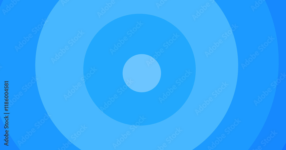 Infinite circle ellipse shape transition overlay template bg. Concentric transition on black for changing scene fades in wipe out effect. Circle zooming motion blur drag drop. Interlacing circles.