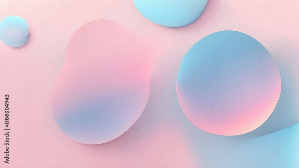 Soft pastel abstract shapes blend harmoniously on a gentle background. Soft pastel abstract shapes blend harmoniously on a gentle background.