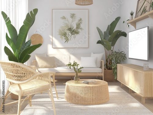 Modern Minimalist Living Ro...