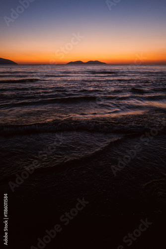 Sonnenuntergang am Strand