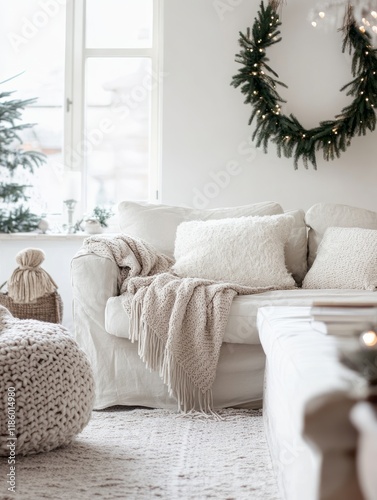 Cozy Winter Living Room Dec...