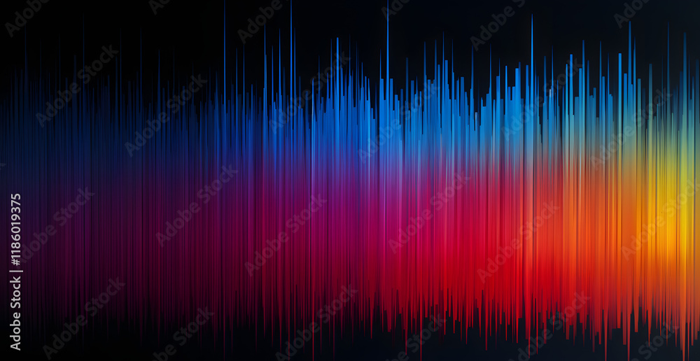 Colourful background with graphic equaliser design Colourful background with graphic equaliser design