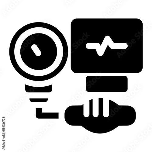 A clean medical equipment strong icon set, ideal for healthcare, hospitals, and diagnostics. Perfect for representing tools like stethoscopes, syringes, monitors, and more in modern designs.