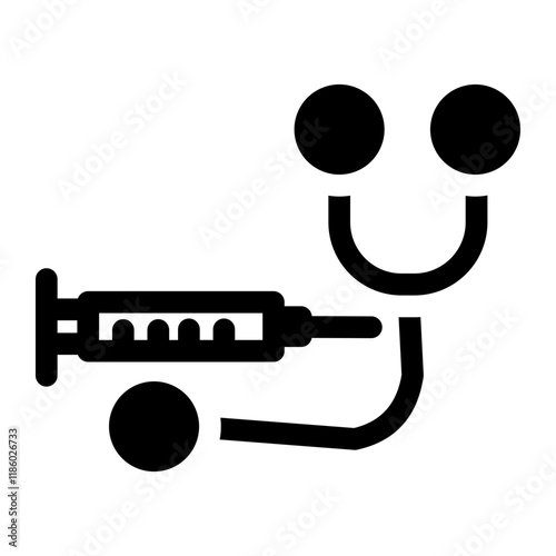 A clean medical equipment strong icon set, ideal for healthcare, hospitals, and diagnostics. Perfect for representing tools like stethoscopes, syringes, monitors, and more in modern designs.