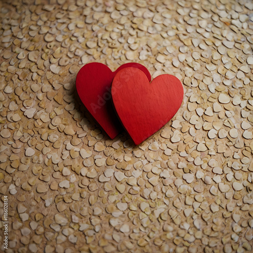 Valentines day background decoration and ornament.