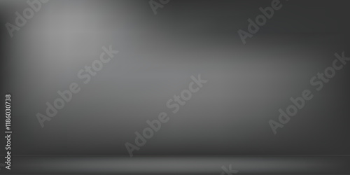 abstract gray and black backgrounds gradient vector illustration, display products ,room, interior