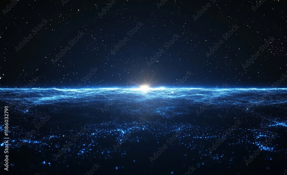 Fototapeta premium Fire pulsates with a glow from particles and dots, including an explosion. Animation of multi-colored dots creating stunning magical shapes, designed for overlay on a black background, motion