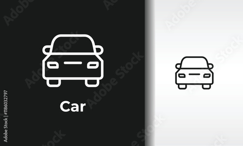 Car Vector, Icon Or Logo Sign Isolated Symbol Illustration