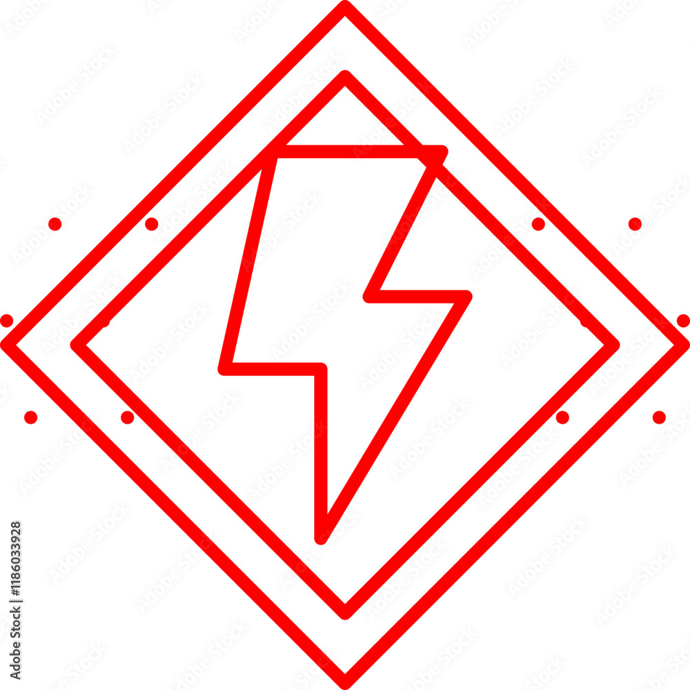 Storm Warning icon single vector illustration Storm Warning icon single vector illustration