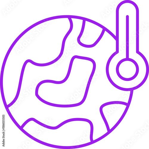Warm icon single vector illustration