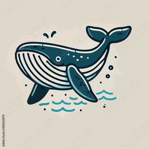 illustration of a whale