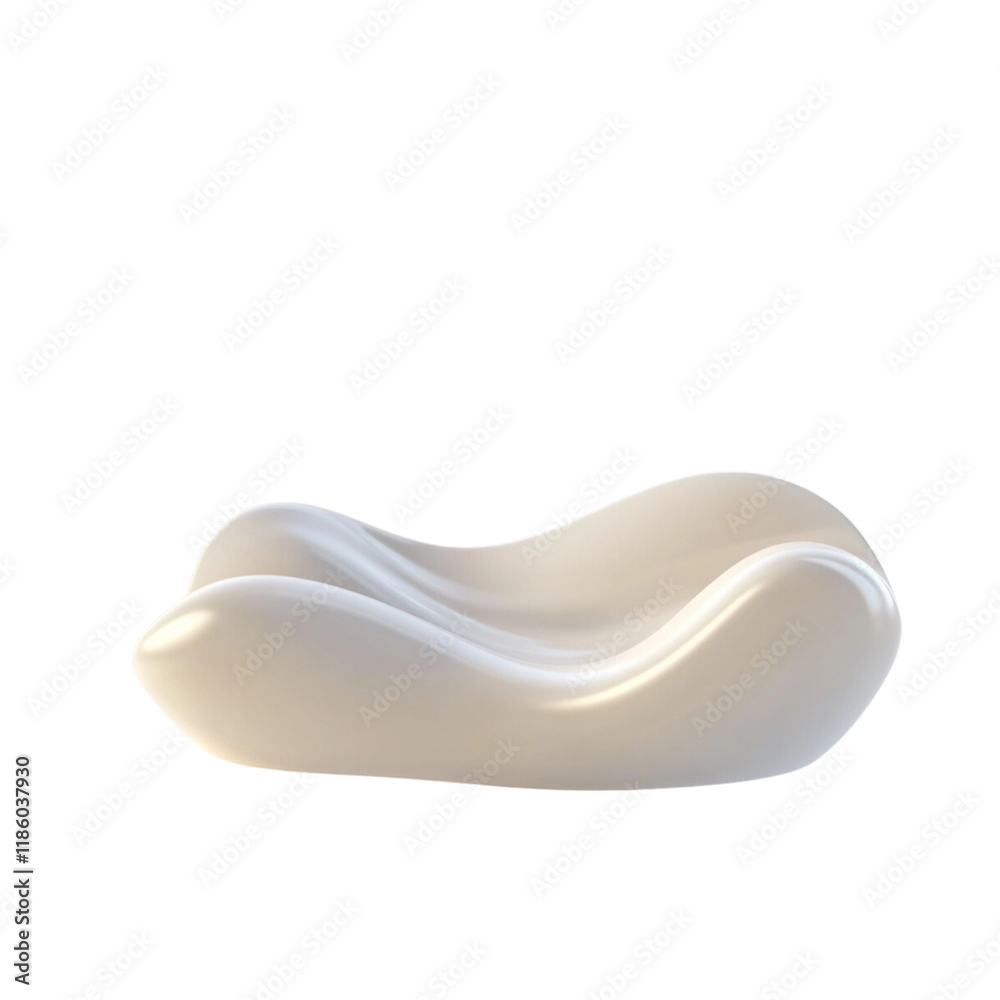 sleek, modern lounge chair with smooth curves and minimalist design sleek, modern lounge chair with smooth curves and minimalist design