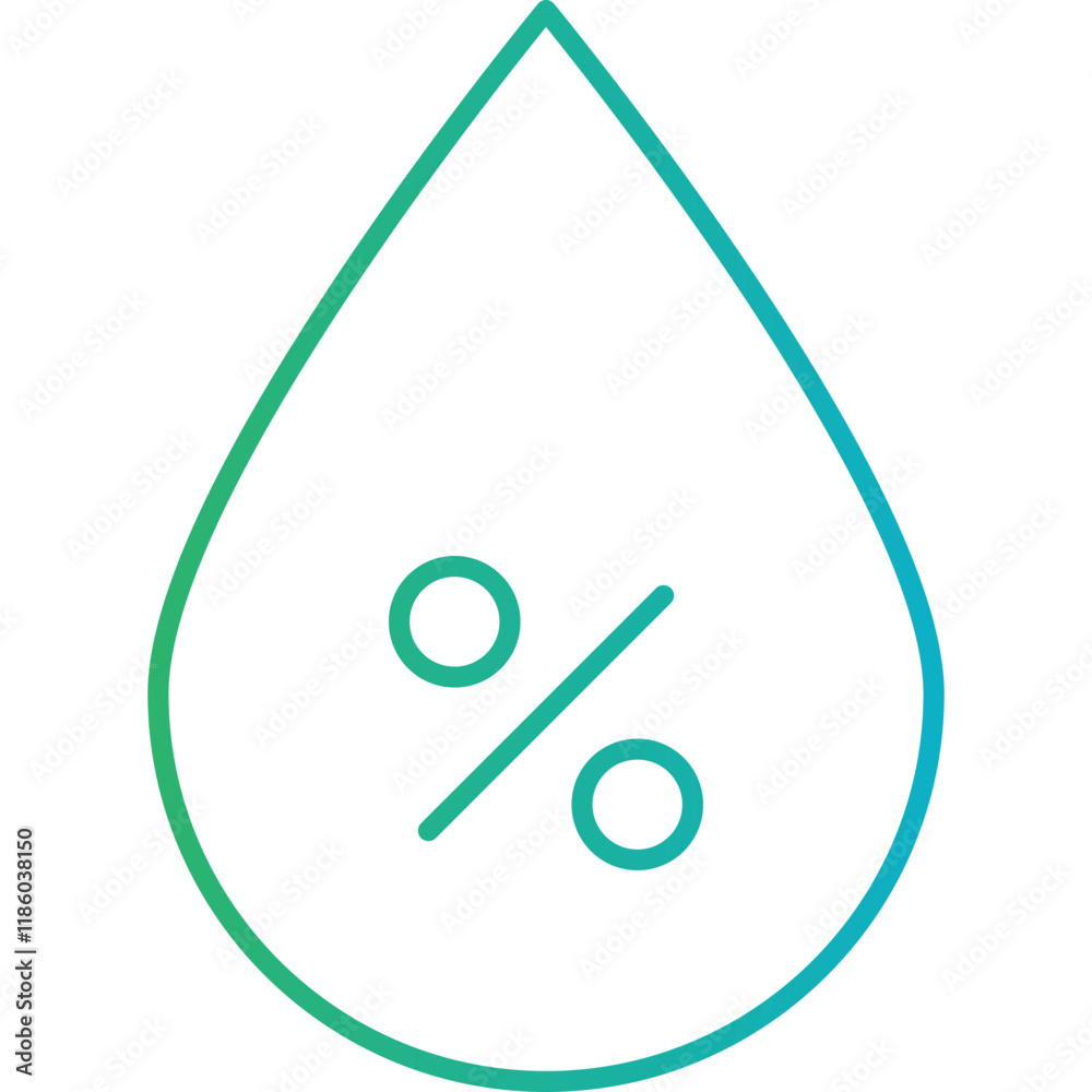 Humidity icon single vector illustration Humidity icon single vector illustration
