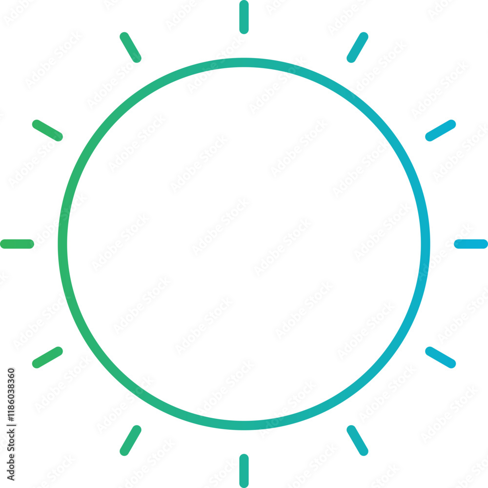 Sunny icon single vector illustration Sunny icon single vector illustration
