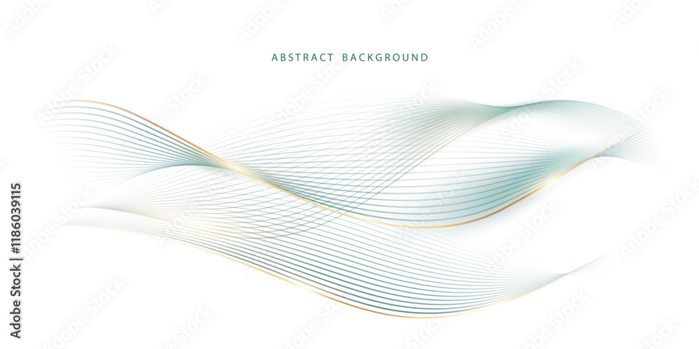 Green lines background vector illustration beautiful abstract design Green lines background vector illustration beautiful abstract design