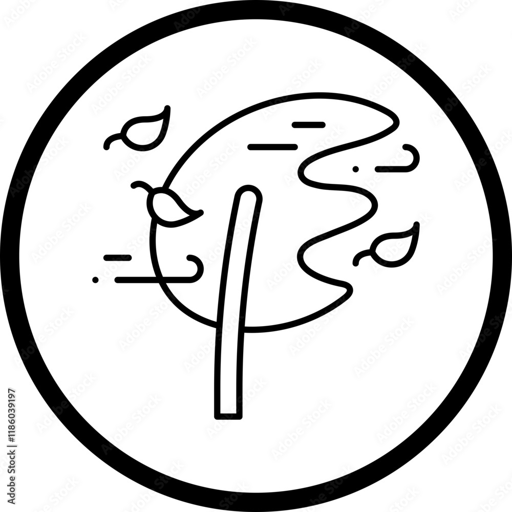 Windy icon single vector illustration Windy icon single vector illustration