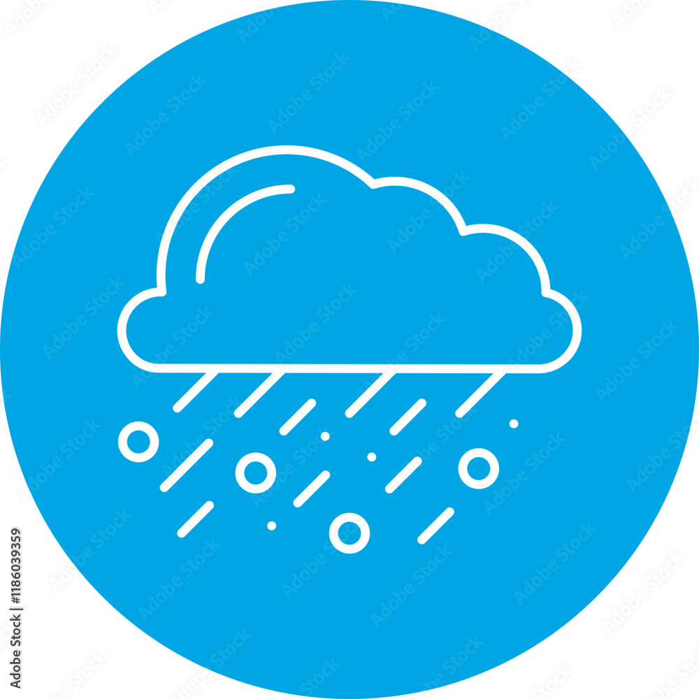 Hail icon single vector illustration Hail icon single vector illustration