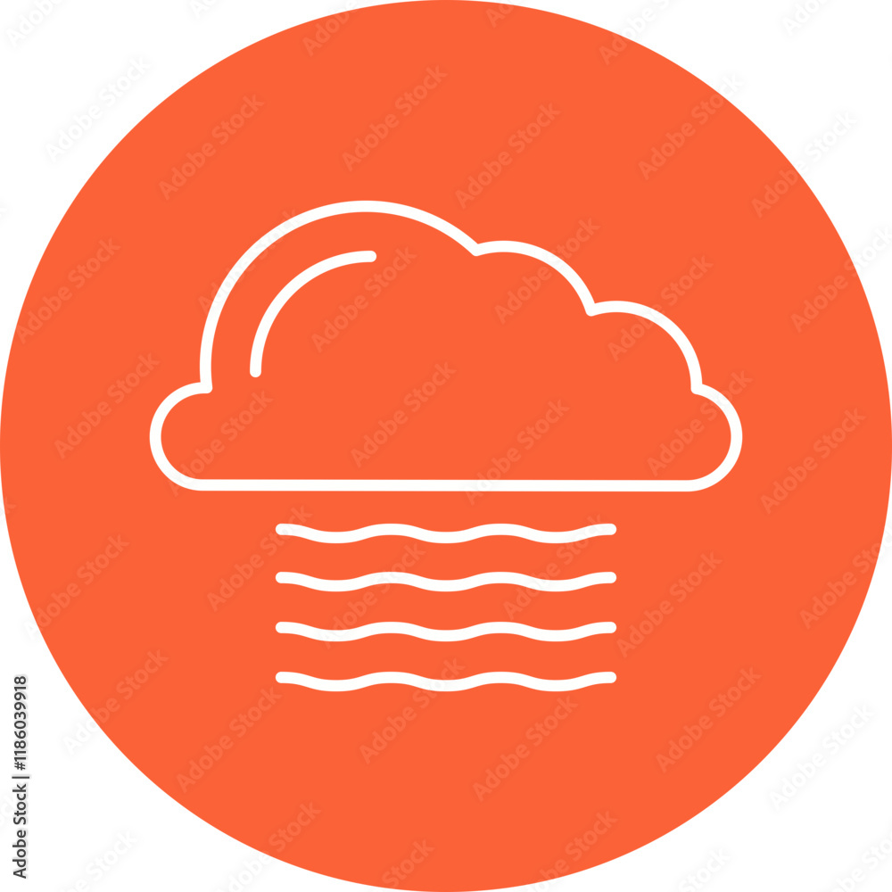 Fog icon single vector illustration Fog icon single vector illustration