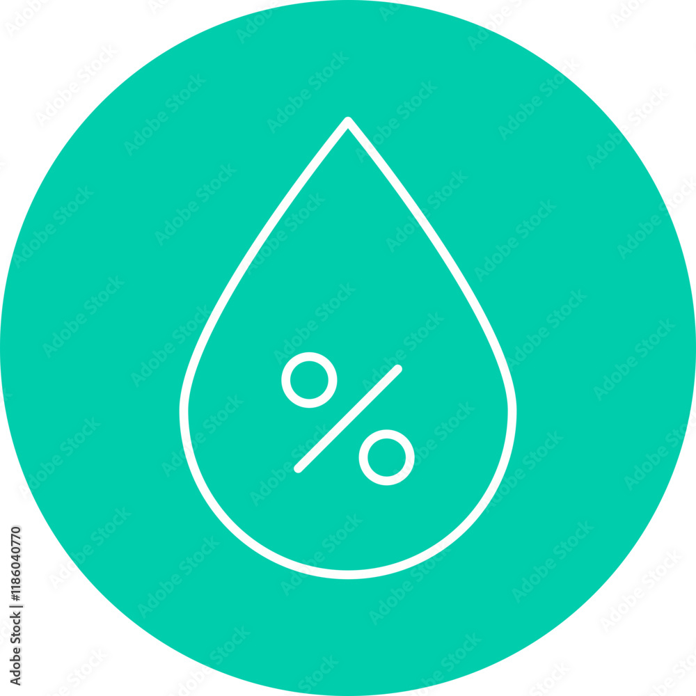 Humidity icon single vector illustration Humidity icon single vector illustration
