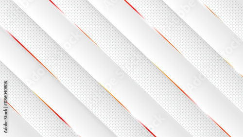 Abstract background in red and white striped pattern