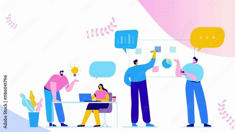 Business Data Analysis Motion Graphics Animation Business Data Analysis Motion Graphics Animation