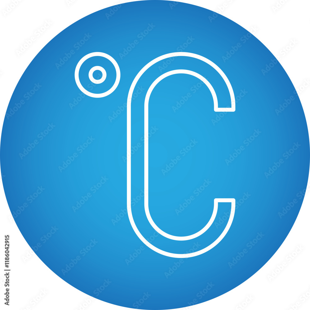 Celsius icon single vector illustration Celsius icon single vector illustration