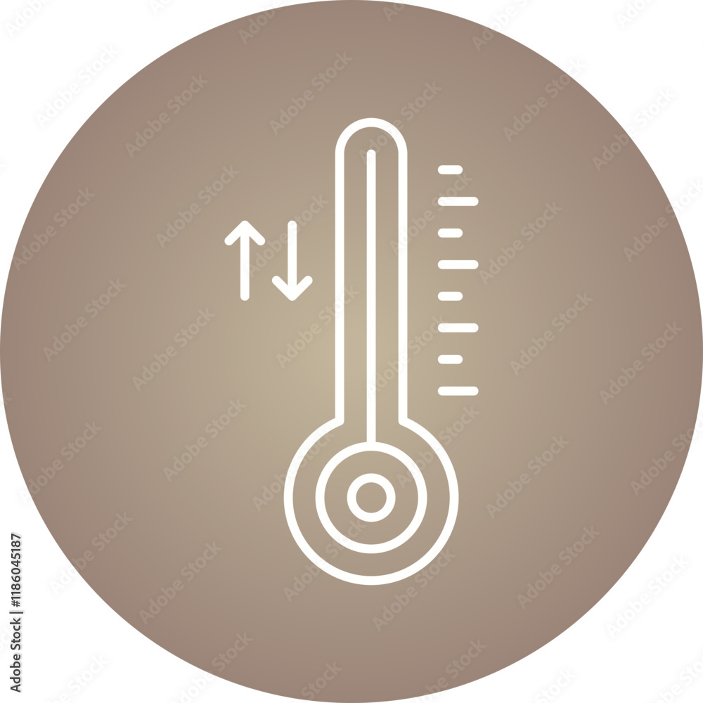 Thermometer icon single vector illustration Thermometer icon single vector illustration