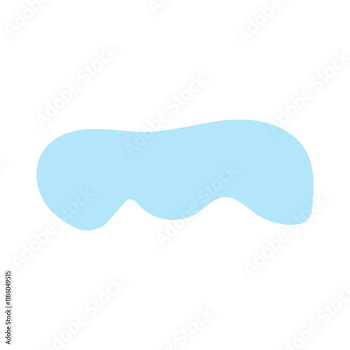 abstract blobs dull blue for background