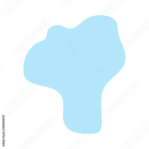 abstract blobs dull blue for background