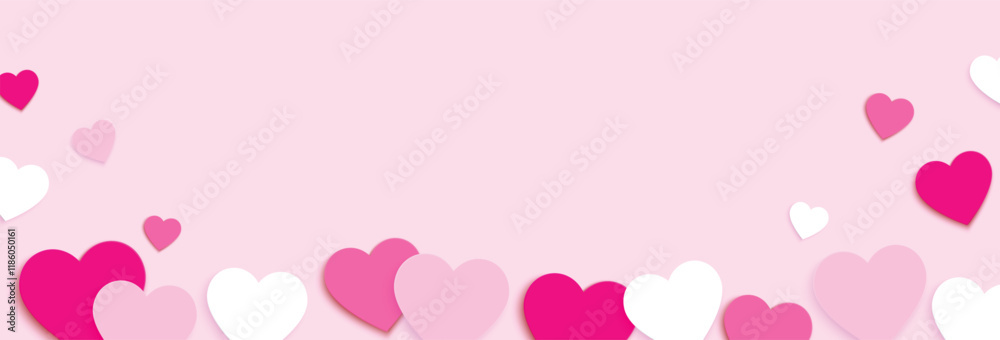 Love background with heart elements. Valentine's day, mother's day, holiday banner, card design. Vector illustration Love background with heart elements. Valentine's day, mother's day, holiday banner, card design. Vector illustration