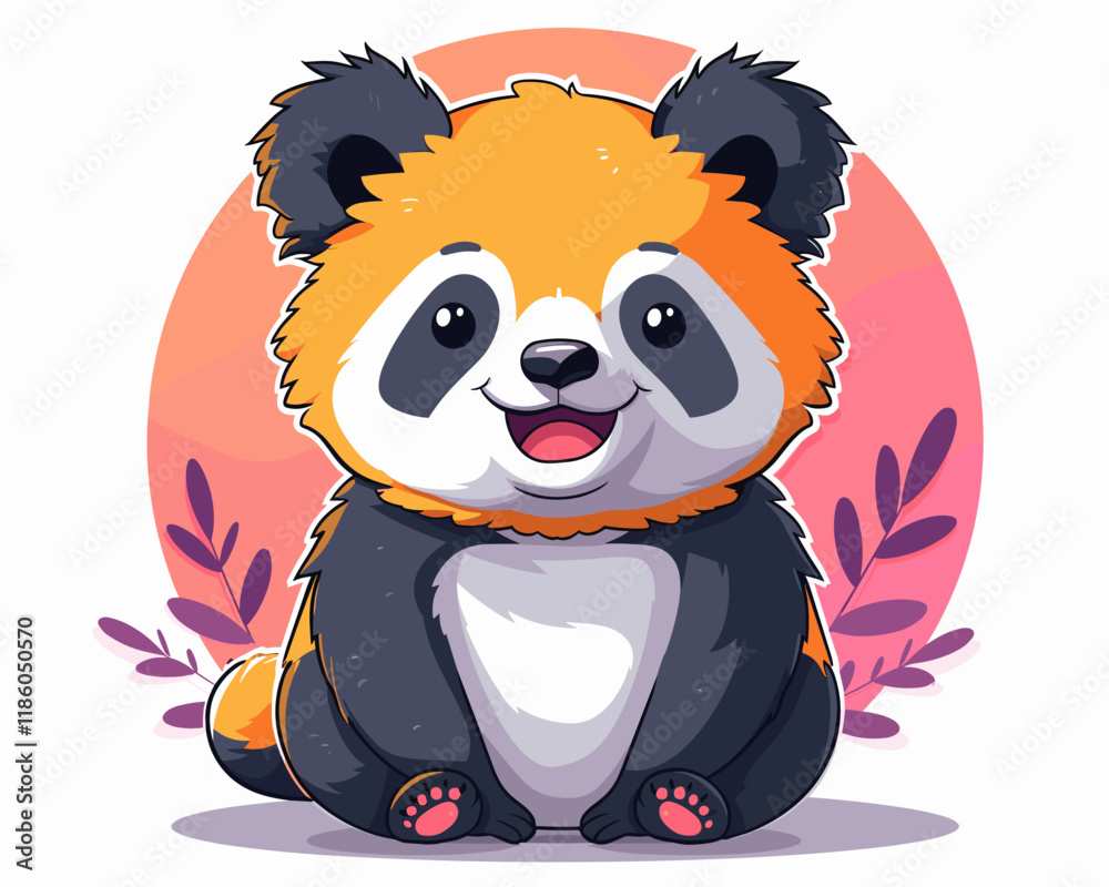Fototapeta premium Cute Little Koala Vector Cartoon Illustration