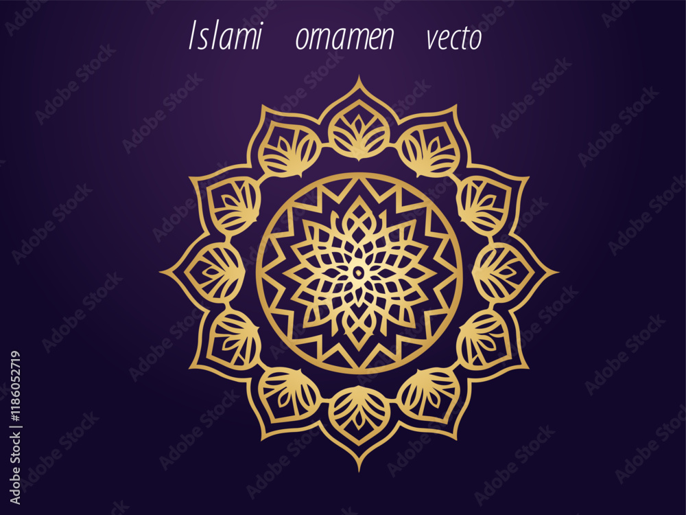 Divine Geometry: Islamic Ornament Vector and Persian Motifs Divine Geometry: Islamic Ornament Vector and Persian Motifs
