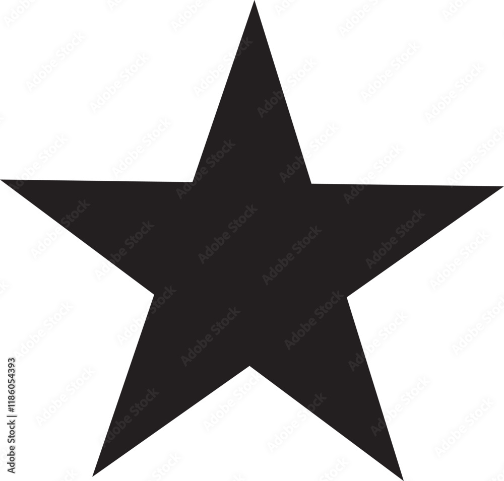 Set of five star icon collection. Yellow and black star symbol. Vector Illustration. Set of five star icon collection. Yellow and black star symbol. Vector Illustration.