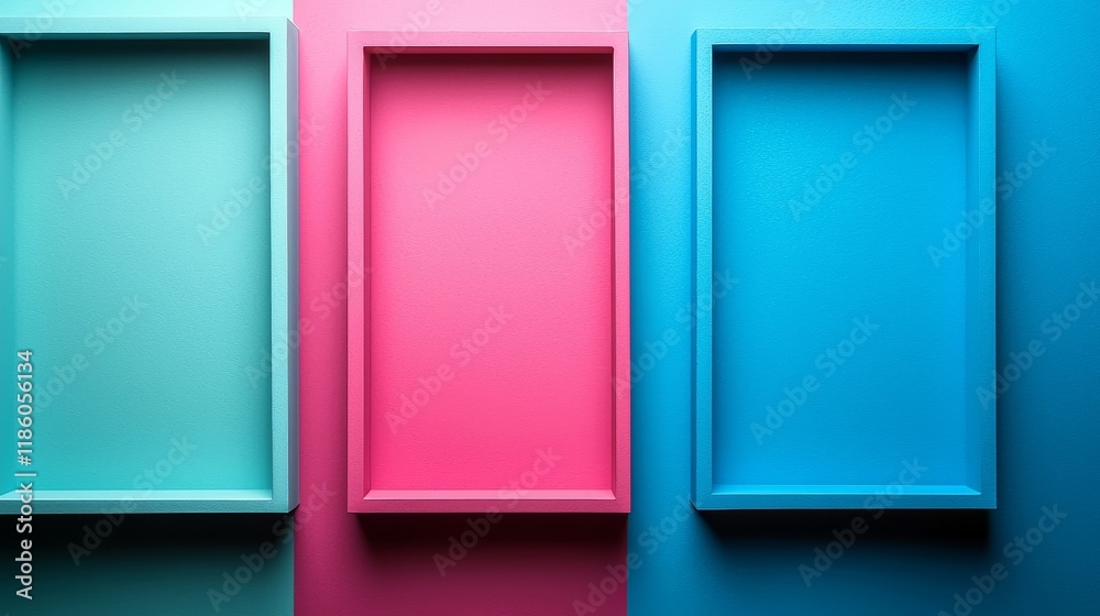 Elegant Color Transition Animation in a Beautiful Abstract 3D Render Elegant Color Transition Animation in a Beautiful Abstract 3D Render
