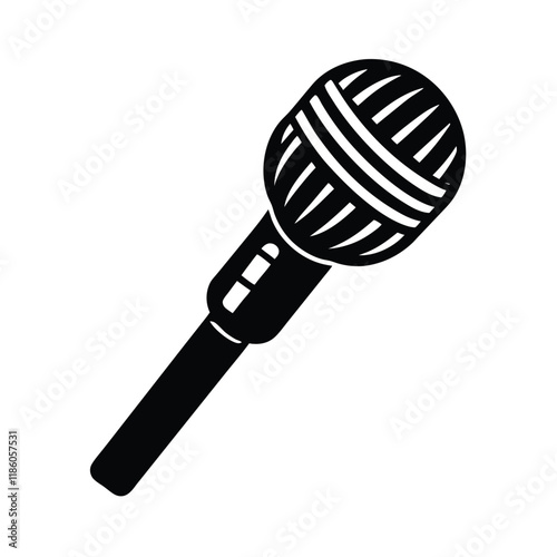 microphone isolated on white background