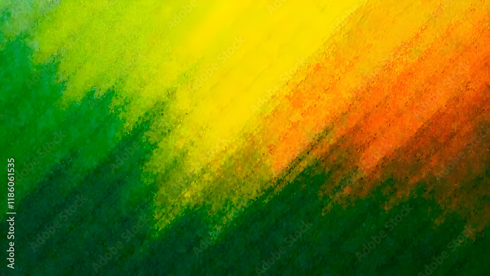 Abstract Background. A beautifully vibrant green and yellow watercolor background featuring an artistic swirl that enhances its visual appeal